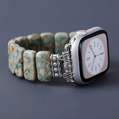 Natural Earthy Stone Stretch Apple Watch Band