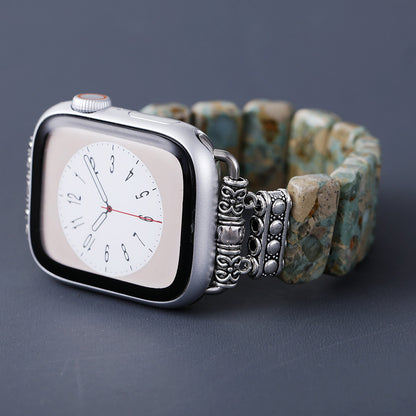 Natural Earthy Stone Stretch Apple Watch Band