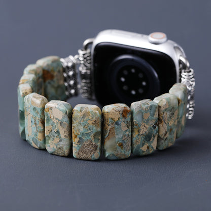 Natural Earthy Stone Stretch Apple Watch Band