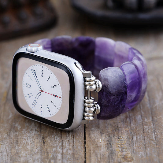 Amethyst Demure Stretch Apple Watch Strap