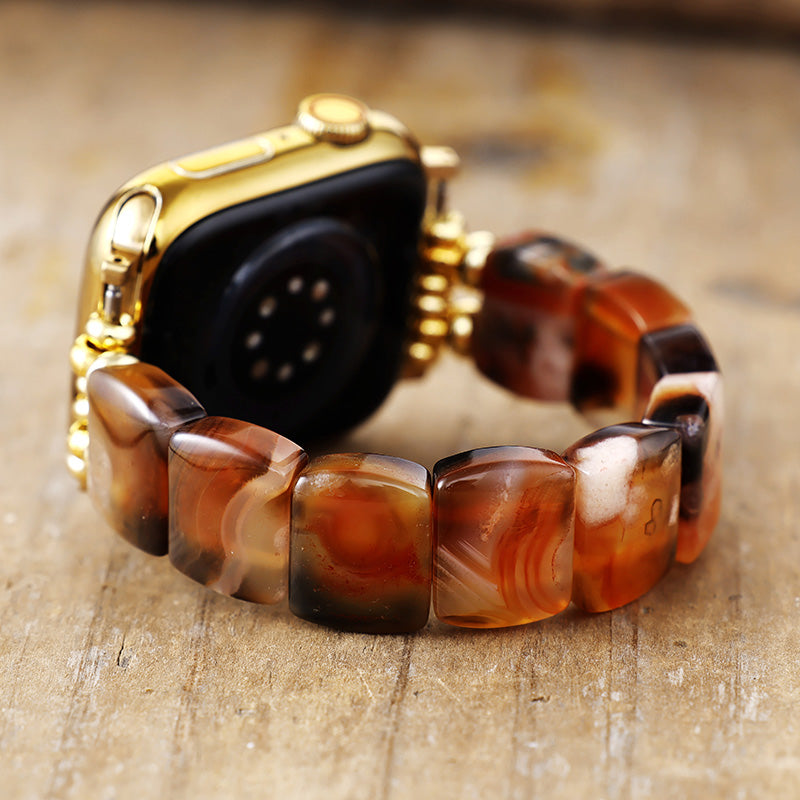 Sunshine Agate Stretch Apple Watch Band
