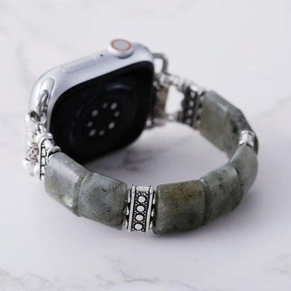 Natural Labradorite Stretch Apple Watch Band